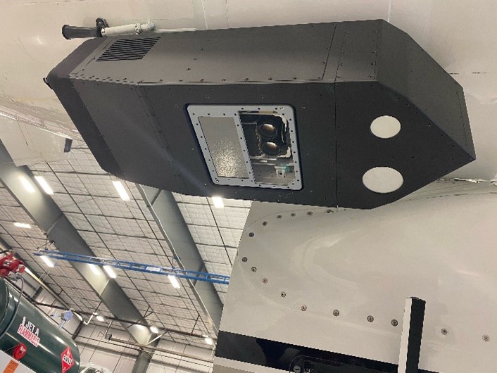 TK-7 Sensor Mounted on Aircraft Undercarriage